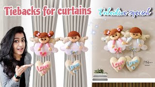 DIY Easy Tiebacks for curtains ❤️ Home decor craft ideas 💡