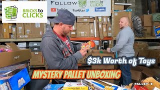 $3K Mystery Toy Pallet Unboxing