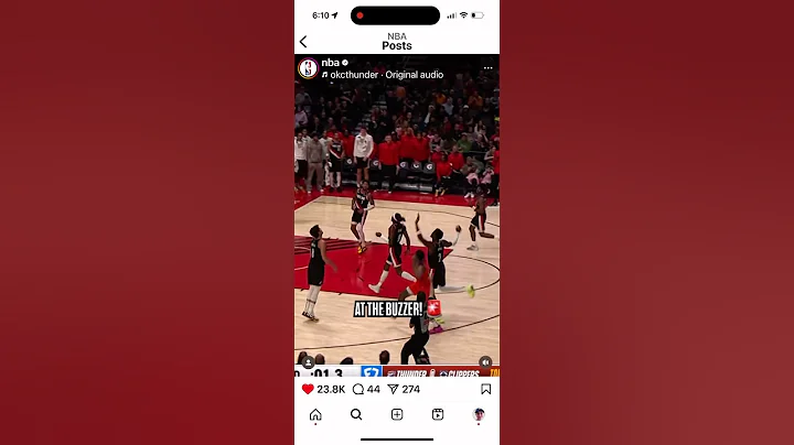 Jalen Williams at the buzzer #buzzerbeater #okcthunder #nba #jalenwilliams