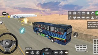 US BUS SIMULATOR - BUS GAMES ANDRIOD GAMEPLAY #2 screenshot 5