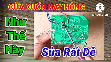 Cửa cuốn hỏng hay bị như thế này nhất. Xem xong là biết sửa