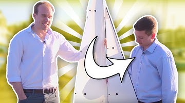 How can sailing boats go up wind?