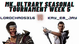 Mortal Kombat 1 Seasonal Tournament week 5 - Kay_Em_Jay(Ashrah)  Vs LordChaos316(Havik)
