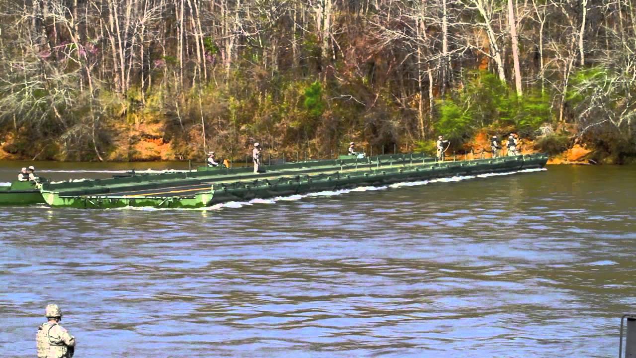 362nd MultiRole Bridge Building Company builds bridge across the