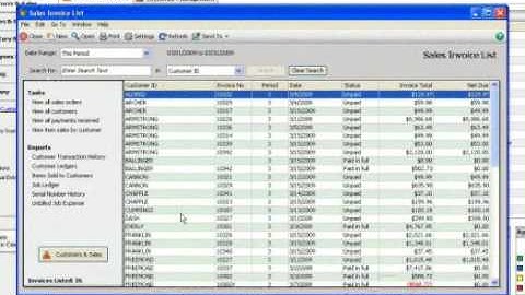 Transaction History - Sage Peachtree 2010