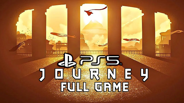 JOURNEY Gameplay Walkthrough FULL GAME (4K 60FPS) No Commentary