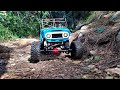 WPL C34 KM 1/16 Scale Custom Made FJ40 Off Road Trail In Greece