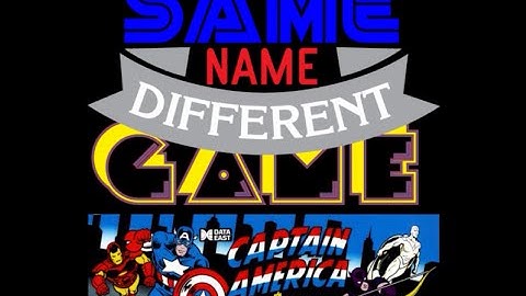 Same Name, Different Game: Captain America & the Avengers (Arcade vs. SNES vs. Genesis vs. NES)