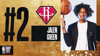 Jalen Green Goes #2 In The 2021 #NBADraft!