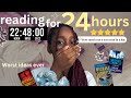  I tried reading books for 24 hours straight… I wasn’t ready 😭