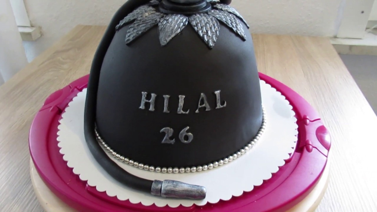Shisha Geburtstags Torte Fondant Youtube 