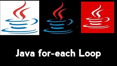 #26 Java Control Statement | for each loop