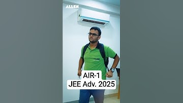 AIR-1 Rajit Gupta |🏆 JEE Advanced 2025 | Journey of Success #shorts