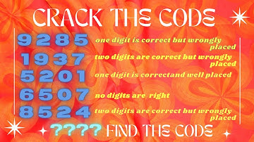 CRACK THE 4 DIGIT CODE | If you crack the 4 digit code in 90 Seconds, you are a Genius