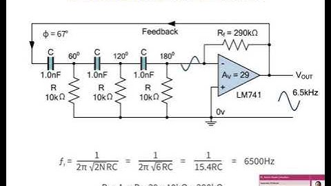 RC Phase shift Oscillator