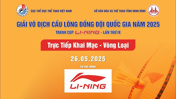KHAI MẠC GIẢI VÔ ĐỊCH CẦU LÔNG ĐỒNG ĐỘI QUỐC GIA 2025 – TRANH CÚP LI-NING – LẦN THỨ IX