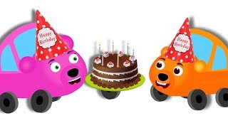 Learn Colors with Birthday Party for Gummy Bear Cars Baby Finger Family Rhymes for kids by Gummy Bear & PetBuds 9,253 views 6 years ago 11 minutes, 59 seconds