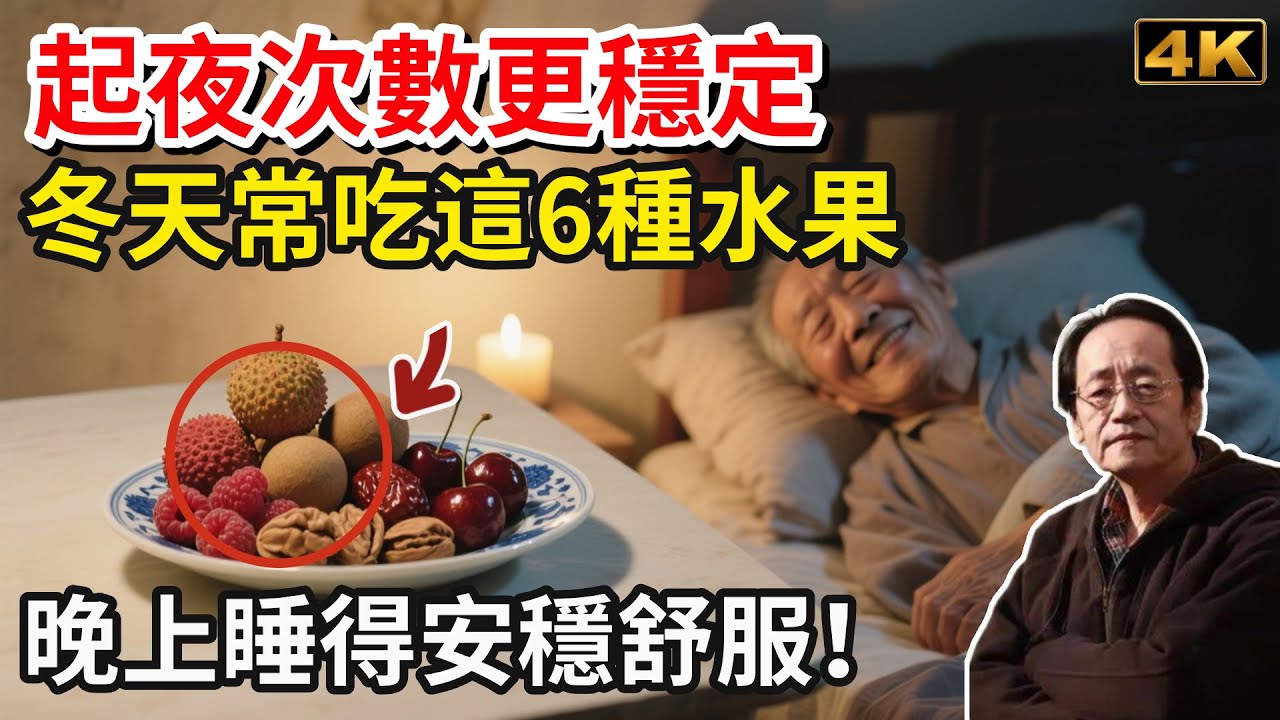 倪海廈：這6種常見水果，很適合冬天吃！ 有助於緩解起夜頻繁，晚上不再被憋醒，夜晚睡眠更舒服！#倪海厦  #養生 #養生食譜 #healthy
