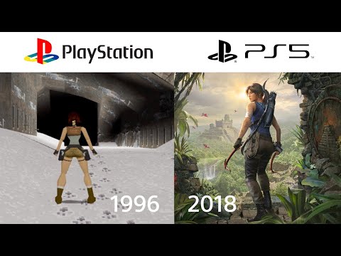 Evolution Of Tomb Raider [PS1 Vs PS5]