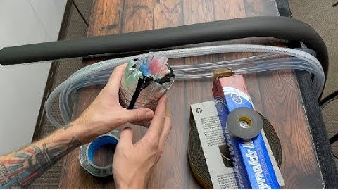 Insulating trunk line for a Bottoms Up draft beer system