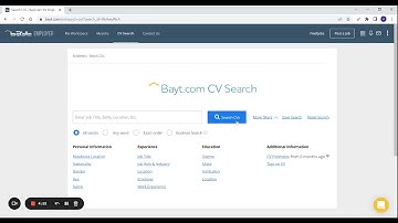 Finding up-to-date CVs