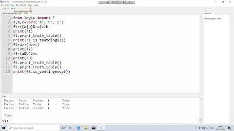 Propositional logic in python