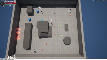 UE5 - Smart AI Learning - 4 filter Harvesting AI, Carry boxes "Resources" back to base Infinity loop