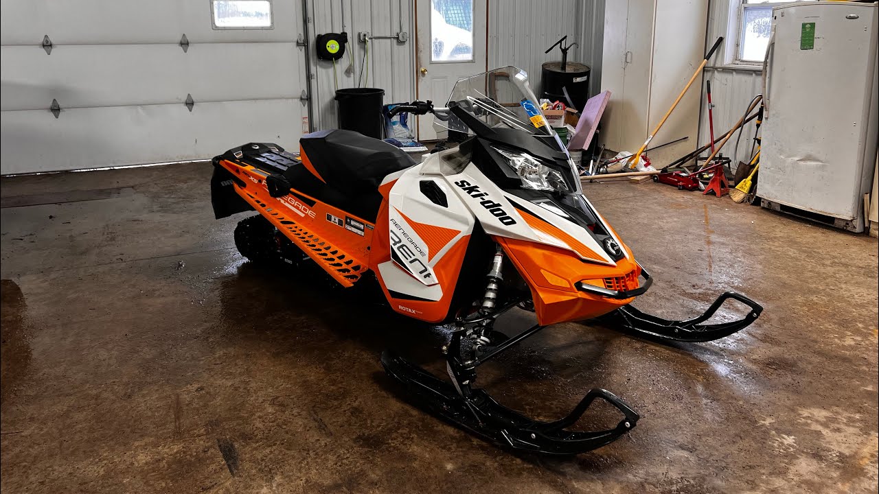 Ski Doo Renegade Tunnel Ice Scratcher Installation YouTube