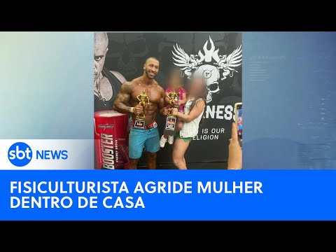 Video fisiculturista-agride-mulher-e-a-leva-no-medico-sbt-newsna-tv-20-05-24