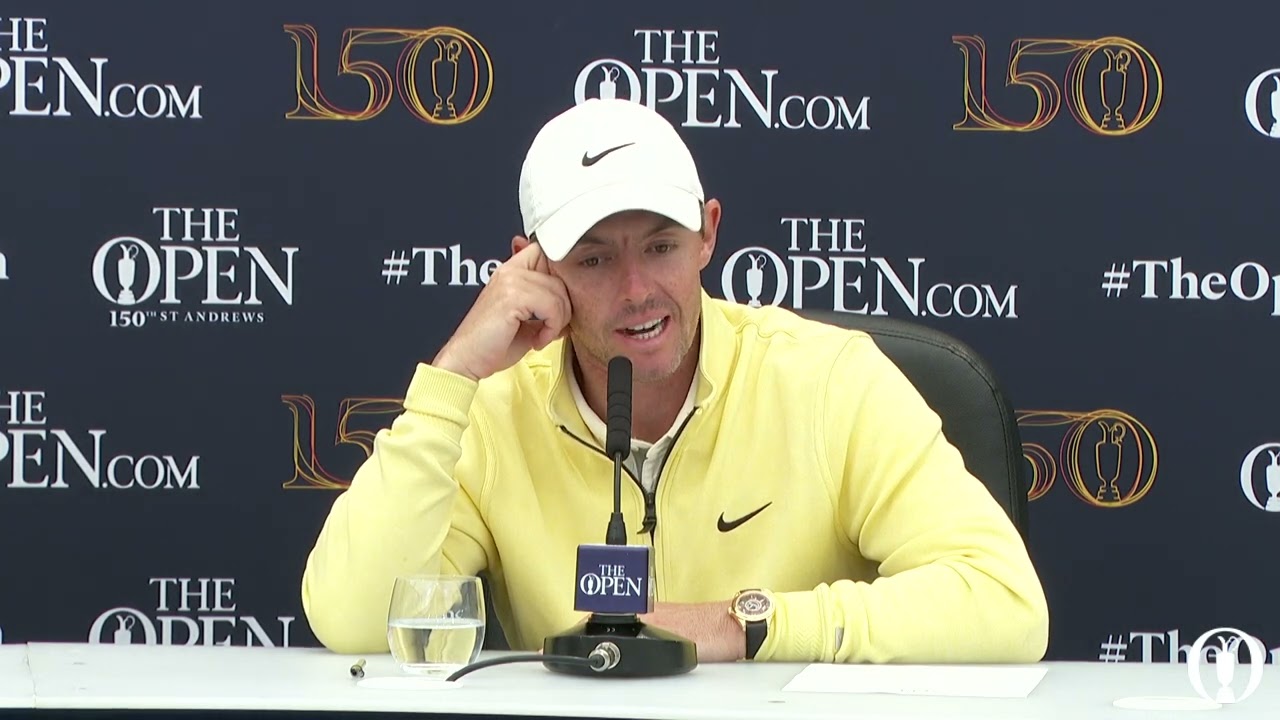 Rory McIlroy discusses a stunning opening round 66 in The Open