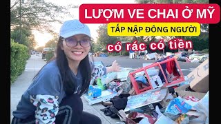 Đi Lượm ĐỒ CŨ ở Mỹ - Quá Ngạc Nhiên khi Đông Người đi nhặt Ve Chai