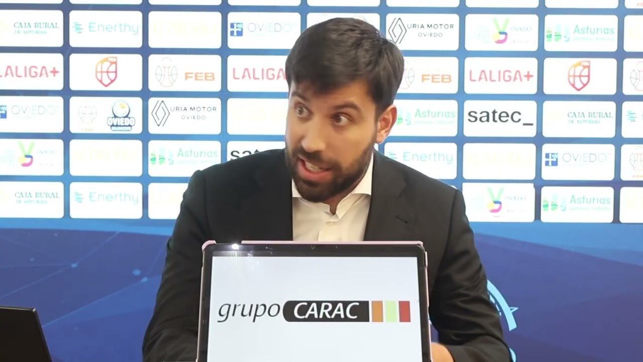Rueda de prensa de Pablo Cano posterior al encuentro contra el Alimerka Oviedo Baloncesto