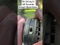 How To Re-String Your Weed Eater The Correct Way In Less Than 30 Seconds