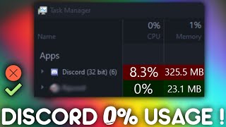 💥 Discord 0% CPU, RAM & GPU USAGE ✨ بهترین ورژن دیسکورد 😳