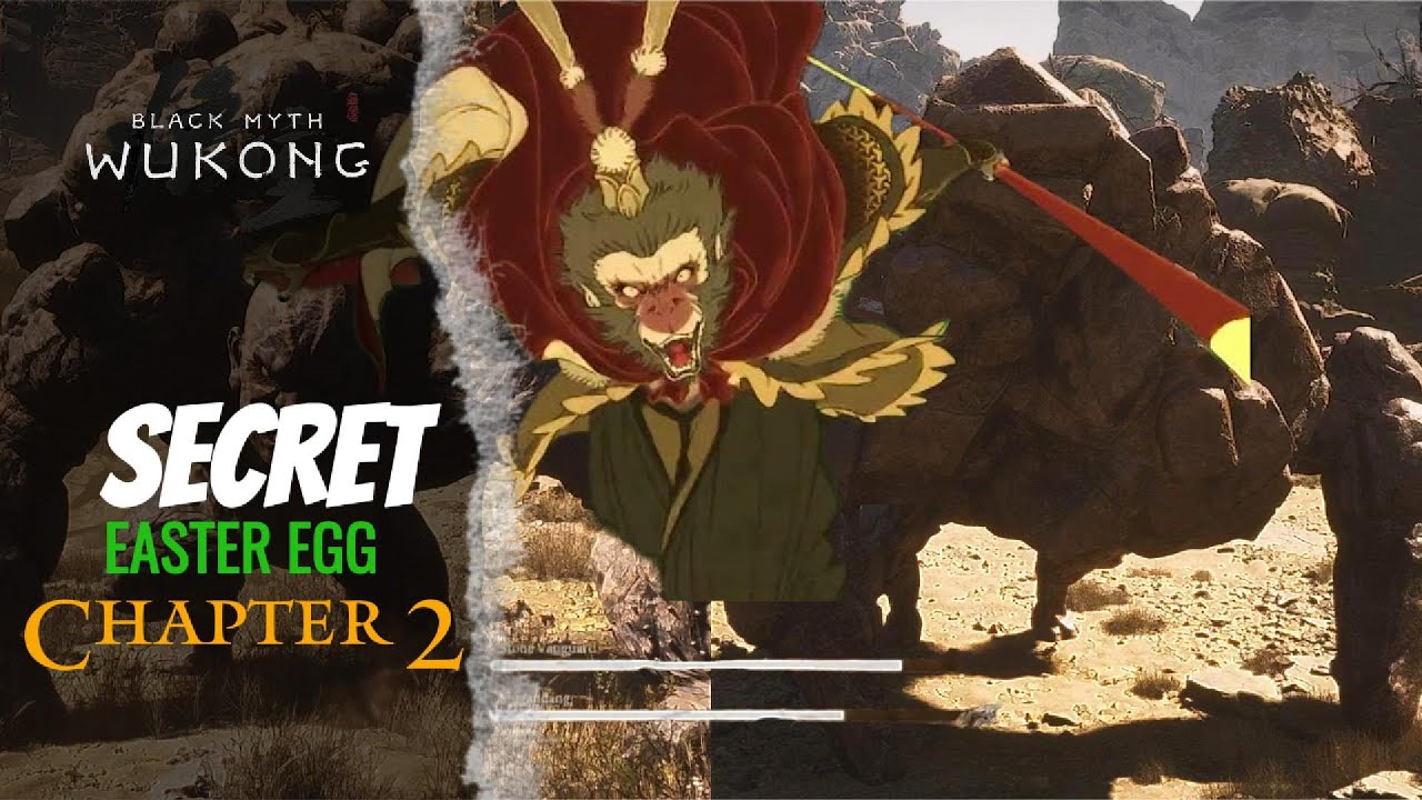 [SECRET] Black Myth Wukong Easter Egg || Shigandang VS Stone Vanguard ...