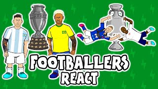 REACTING to the Copa America & Euro 2020 Final! ► 442oons x Onefootball