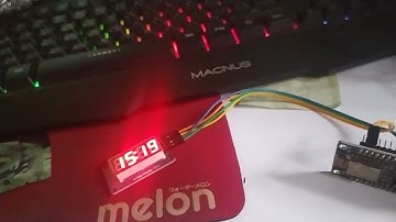 node mcu esp8266 + TM1637 นาฬิกา ดิจิตอล อัพเดทเวลาออนไลน์