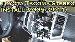 Toyota Tacoma Stereo Install with Bluetooth  - 2005 to 2011 