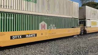 East bound ns 4540 ac44c6m in sinking spring on Wednesday intermodal train at 6:36 pm