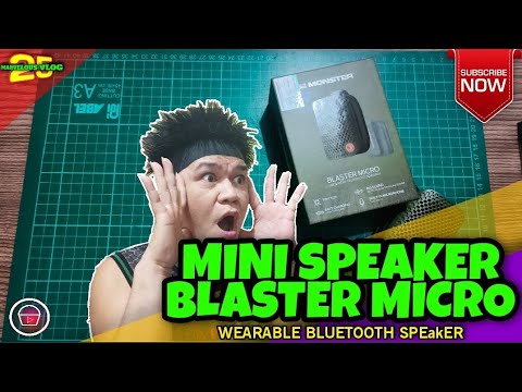 MINI SPEAKER BLASTER MICRO, WEARABLE BLUETOOTH SPEAKER, SMALL BUT MONSTER SA GANDA #speaker #monster