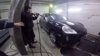 Мойка Porsche Cayenne S за 1 050 рублей