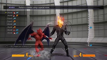 MARVEL VS. CAPCOM: INFINITE Firebrand mission combo.