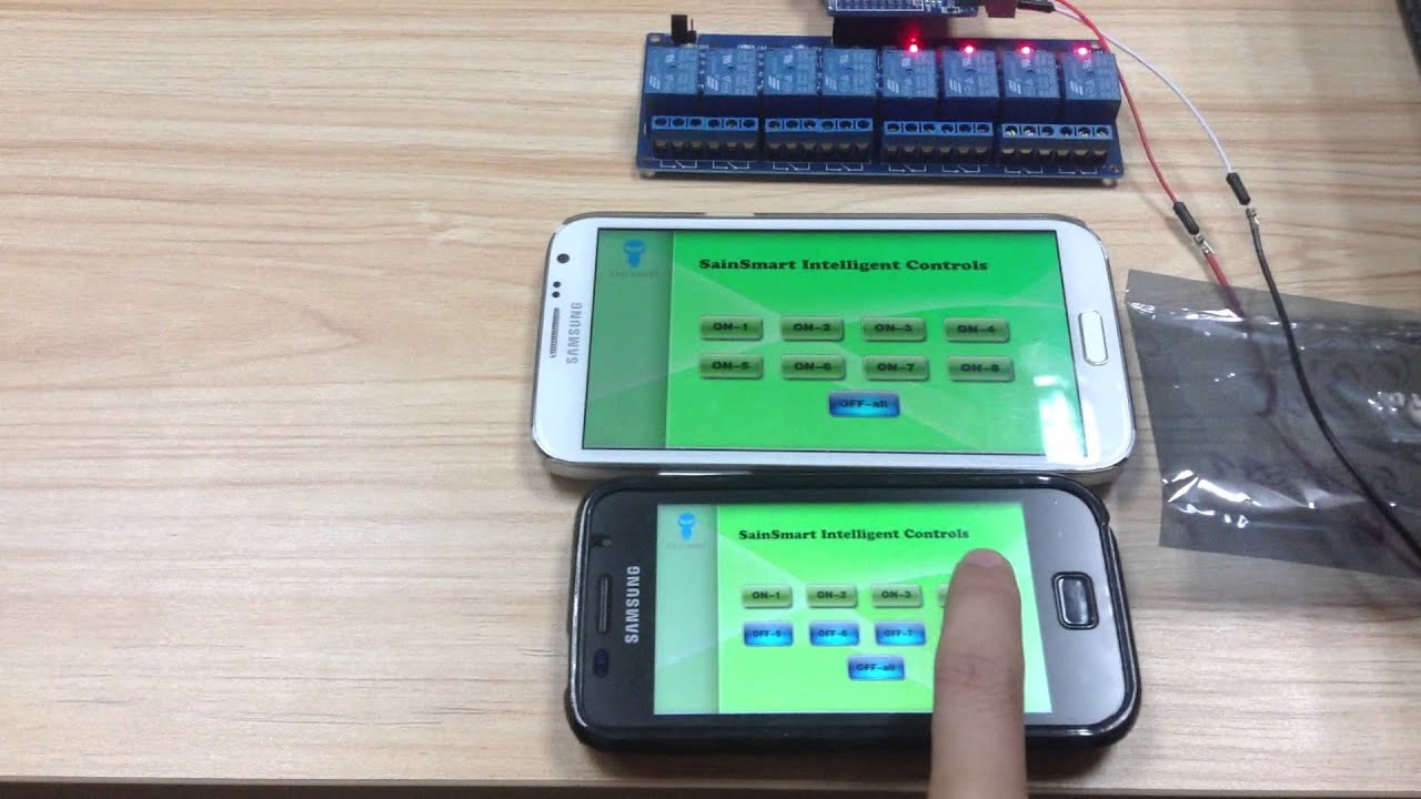 Sainsmart channels wifi network i o controller for