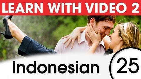 Learn Indonesian with Pictures and Video - 5 Must-Know Indonesian Words 2