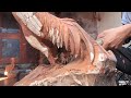 Wood Carving Animals - Wooden Chicken - Animal Sculpture