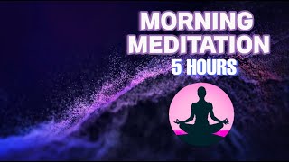 Morning Meditation - 5 Hours - Colorful Particles | Any Hour Of The Day