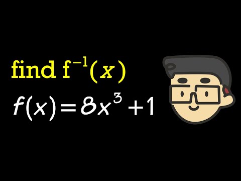 वीडियो: क्या क्यूबिक फंक्शन का व्युत्क्रम होता है?