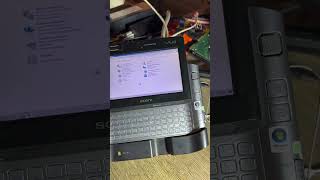 Sony Vaio Ux Booted From Intel Optane Nvme Demo