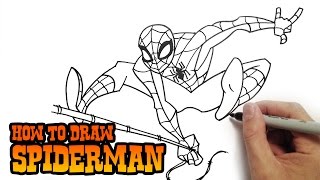 Как рисовать Spiderman -Super Easy Video Lesson