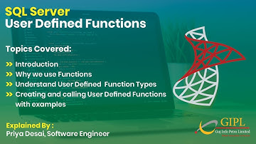 SQL Server User Defined Functions